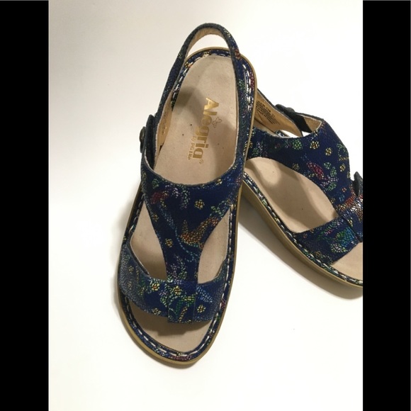 Alegria KEN-158 Kendra Leather T-Strap Sandals - Picture 7 of 16